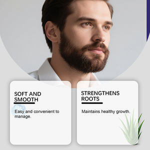Private Label 100g uomo barba cura la pelle <span class=keywords><strong>balsamo</strong></span> lenitivo nutre delicato <span class=keywords><strong>balsamo</strong></span> per la cura della barba - Product Image 6