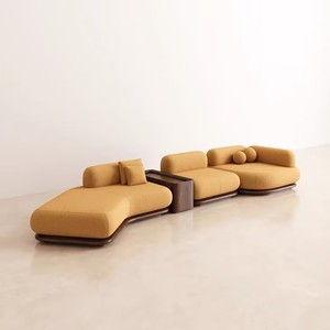 Modern Cream-Style Sponge Filled Sofa Set for <strong>Small</strong> <strong>Spaces</strong> Hotels Homes &amp; Internet-Famous <strong>Spaces</strong> - Product Image 4