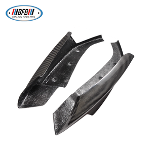 2 Piezas de Divisores de Parachoques Delanteros en Fibra de Carbono Negro Brillante, Lado Izquierdo y Derecho, Compatibles con F30 MT/MP, Marca BFB - Product Image 5