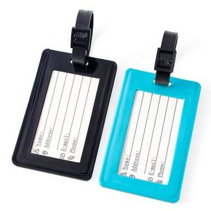 OEM Custom Soft 2D Anime Silicone PVC Luggage <b>Tag</b> Cute Fashion Letter Logo <b>Name</b> Travel <b>Tag</b> - Product Image 3