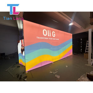 บูธแสดงสินค้า10x10ดีไซน์โมดูลาร์แบบพกพากรอบอลูมิเนียมแบบพกพาสร้างได้ง่าย - Product Image 1