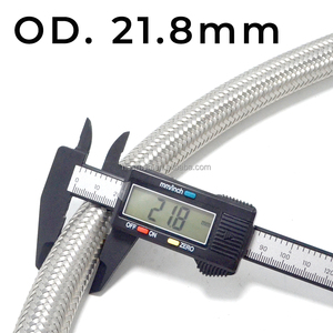 NSF-61 CUPC 304 tubo scaldabagno intrecciato in acciaio inox con spinta senza piombo per collegare valvola a sfera in ottone - Product Image 3