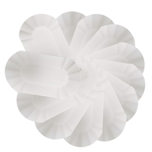 Assiettes en papier blanches jetables de haute qualité, personnalisées et imprimées pour les fêtes de Noël - Product Image 3