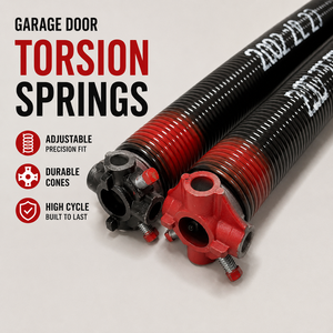 Kit de remplacement de ressorts de torsion pour porte de garage, résidentiels, réglables, haute résistance, durables, en forme de cône - Product Image 1