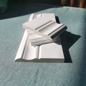 Moulure de base coloniale en MDF apprêté blanc Moulure de base en MDF Plinthe décorative pour mur intérieur - Product Image 3