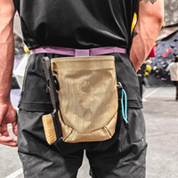 Sac de craie Boulder imperméable en nylon Ripstop personnalisé seau de craie de poudre de magnésium pour l'entraînement d'escalade