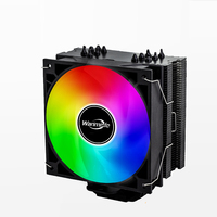 Nuevo y Popular Radiador de Aluminio con 6 Tubos para CPU Intel, Venta Directa de Fábrica, Enfriamiento Líquido para Computadoras de Escritorio