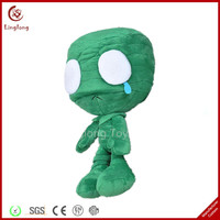 Miroir en peluche en forme d'éléphant de dessin animé bleu de haute qualité personnalisé OEM, taille personnalisée, décoration moderne de chambre d'enfant