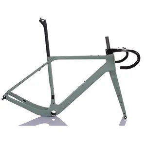 Cuadro de carbono completo para bicicleta de carretera, 700C, S/M/L, para grava