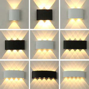New Arrival Modern Wall Mounted <b>Sconce</b> <b>Light</b> Indoor Outdoor Waterproof Black Rectangle Wall Garden Lamps - Product Image 6