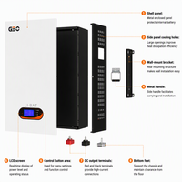 Batterie au lithium fer phosphate (LiFePO4) de qualité A, 48 V 200 Ah 10K, à décharge profonde, avec chargeur de batterie au lithium 48 V