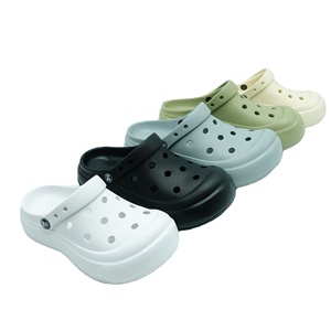 HEVA unisexe-adulte classique jardin EVA injecté sabots Mules respirant anti-dérapant plat léger imperméable chaussures basses pour femmes automne - Product Image 1