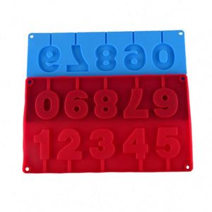 DIY Christmas Ornament Birthday Bless Alphabet Letter Number Resin Candy Cake Moulds Silicone <b>Chocolate</b> Molds for Candles - Product Image 5