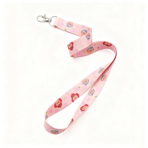 Stock Available High Quality <b>Polyester</b> Lightweight Sublimation Elastic <b>Lanyard</b> for Keychain ID Card Badge - Product Image 2
