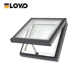 Eloyd moderna fabbrica di alluminio vetro temperato lucernario automatico superiore appeso tetto taglio termico elettrico aperto tetto piano finestre - Product Image 6