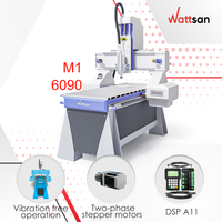 Routeur CNC Wattsan M1 6090 600*900mm 1.5kw 2.2kw pour la sculpture sur bois, DSP A11 6090, pour la fabrication de guitares