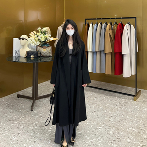 <span class=keywords><strong>Cappotto</strong></span> da <span class=keywords><strong>Donna</strong></span> Max di Alta Qualità, Giacca di Lusso a Doppio Petto in 100% <span class=keywords><strong>Cashmere</strong></span> Effetto Ondulato per <span class=keywords><strong>Donna</strong></span>, <span class=keywords><strong>Cappotto</strong></span> Lungo Invernale da <span class=keywords><strong>Donna</strong></span> in <span class=keywords><strong>Cashmere</strong></span> - Product Image 6