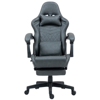 Chaise de bureau élégante avec fonction massage, livraison gratuite en Allemagne, échantillon gratuit, chaise de jeu professionnelle nouvelle génération, best-seller, couleur gris