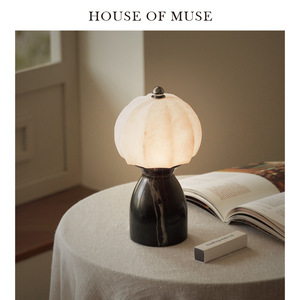 House Of Muse Marble Touch Control <b>Night</b> <b>Light</b> Led Ambient Lamp For Bedroom Decor - Product Image 4