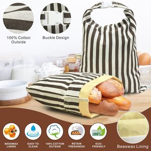 Nhà Máy Tùy Chỉnh Tái Sử Dụng Tinh Khiết Cotton Linen Bánh Mì Túi Sáp Ong Sourdough Lưu Trữ Cho Tự Chế Bánh Mì - Product Image 3