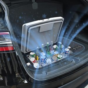 Refrigerador de Coche Recargable de 12V y 35L, Portátil, para Mantener Frescos los Alimentos, Equipo de Camping, Congelador Modificado para Maletero - Product Image 2
