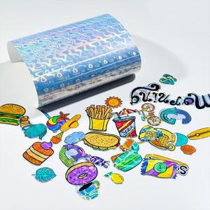 Factory Inkjet Sticker Slti Roll Waterproof Printable Holographic Vinyl Sticker <b>Paper</b> for Inkjet <b>Printer</b> - Product Image 1