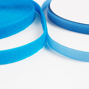 衣服用12.5mmブラックホワイト再利用可能ナイロンストラップフックおよびループファスナーテープ - Product Image 4