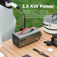 Déchargeur Tesla Europe Amérique Version tesla avec prise 5-15 nema V2L V2H à la maison Véhicule à charger 120v pour tesla modèle s/y/x/3