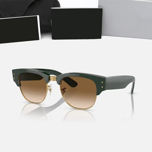 Nuevas gafas de sol de moda y ocio para hombres y mujeres, <span class=keywords><strong>lentes</strong></span> de té degradados a la moda, gafas de sol Con montura negra, tonos 0316S - Product Image 1