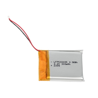 Sel Baterai LifePO4 3.2 V 300mAh yang Dapat Diisi Ulang 503035 LFP503035