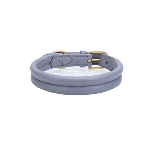 Saman Exports propose un collier de chien en cuir fait main de qualité supérieure Fournisseur supérieur Fabricant toutes tailles disponibles Rivet solide - Product Image 1