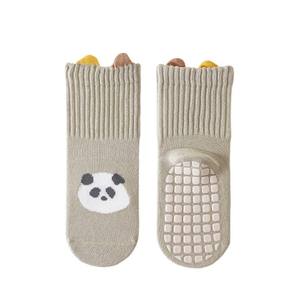 Chaussons antidérapants en coton pour bébé nouveau-né avec bandes antidérapantes - Product Image 5