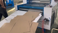 Machine de laminage de film semi-automatique pour la formation d'emballages