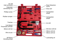 Kit d'outils de réparation de pneus pneumatiques Yijing 18 pièces avec étui rigide, modèle OEM YJ6661, garantie de 3 ans pour utilisation sur camion