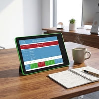 Tablet Industrial 2026 con Pantalla Táctil IPS de 10.1 Pulgadas, 2GB de RAM, RK3399, Android 11, Doble Núcleo, Montaje en Pared, RJ45, POE, WiFi