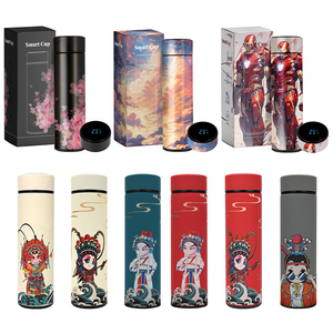 زجاجة ماء ذكية من الفولاذ المقاوم للصدأ بشاشة عرض درجة الحرارة Led جديدة لقائمة من الفولاذ المقاوم للصدأ - Product Image 6