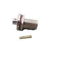 Câble coaxial RG401 de 0,250 po, 50 ohms, IP67, connecteur coaxial RF de type N femelle pour antenne avec prise de type jack