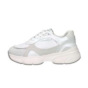 Zapatillas Janet & Janet Donna Blancas Talla 41 Tacón 4.5 Cm Lona Zapatos Modernos - Product Image 1