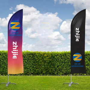 <span class=keywords><strong>Berserk</strong></span> 4,5 m gigante duradero de doble cara al aire libre playa bandera lágrima Banner playa bandera poste fibra de hielo - Product Image 3