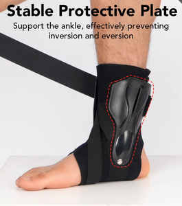 Soporte de Tobillo Deportivo Ajustable de Doble Presión con Diseño Innovador y Protección Contra Esguinces, Diseño Abierto en el Talón - Product Image 2