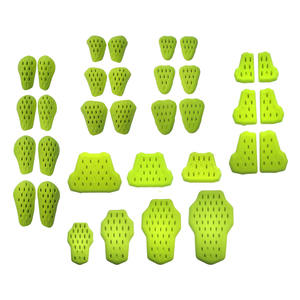 Inserts de protection en PU de taille standard approuvés CE niveau <span class=keywords><strong>2</strong></span> pour les protections des motocyclistes, y compris les épaules, les coudes, les genoux, les hanches, la poitrine et le <span class=keywords><strong>dos</strong></span> - Product Image 1