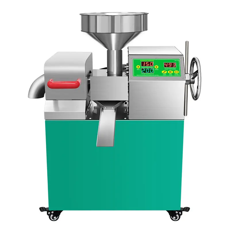 P10 Factory Intelligent Electronic Control oil press machine per piccole imprese 9-15 kg/H