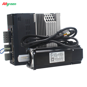 Servomotor Allgreen de 400w 2500PPR 60mm, Kit de Controlador de Servomotor AC con Freno LCMT04L02NB-60M01330ZB+A4, Servos CNC - Product Image 3