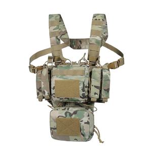 Nice Design Detachable Tactical Chest Rig Utility <b>Molle</b> Mag Pouch <b>Bag</b> IFAK Catchall Men's Waist Belt Pack - Product Image 3