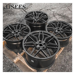 JJSEES - Llantas Forjadas Monobloque Cóncavas 5x120 para Autos Deportivos, Llantas Cóncavas Forjadas de 19 y 20 Pulgadas para Corvette C6 C7 Z06 - Product Image 3