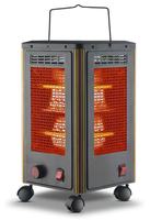 Calentador de Cuarzo PTC de Cinco Caras de Alta Calidad, 2000W, Independiente, para Uso en Interiores, con Interruptor de Seguridad, Temporizador, Calentamiento Rápido, OEM SKD
