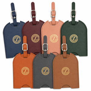 Etiquetas de Cuero Personalizadas con Logotipo para Equipaje, Regalo de Bienvenida para Huéspedes de Hotel, Venta al Por Mayor - Product Image 1