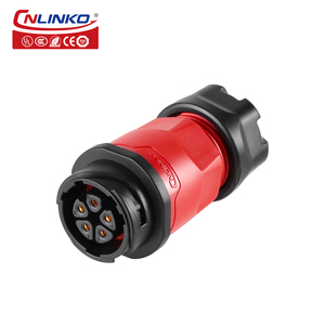 Cnlinko 12V <span class=keywords><strong>DC</strong></span> cung cấp điện kết nối không thấm nước 5 pin Thông tư điện Nam Nữ cắm ổ cắm kết nối - Product Image 3