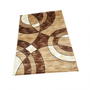 Modern Plush Stain Resistant Puzzle Pattern High Pile Commercial Use Living Room Area Rugs Cheap Polyester Turkey Adiva - Product Image 1