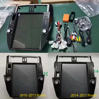 Radio Estéreo para Auto con Pantalla Táctil Android 13 de 12.1 Pulgadas, Reproductor Multimedia, Carplay, Navegación GPS para Toyota Prado 2010-2017